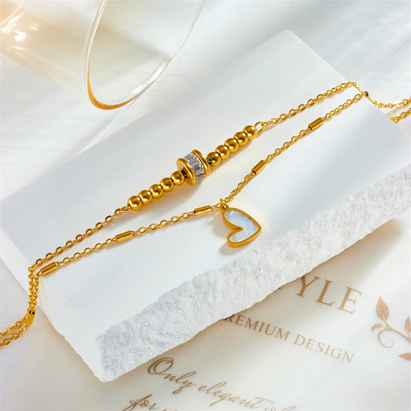 Fashion Boho Heart Ankle
