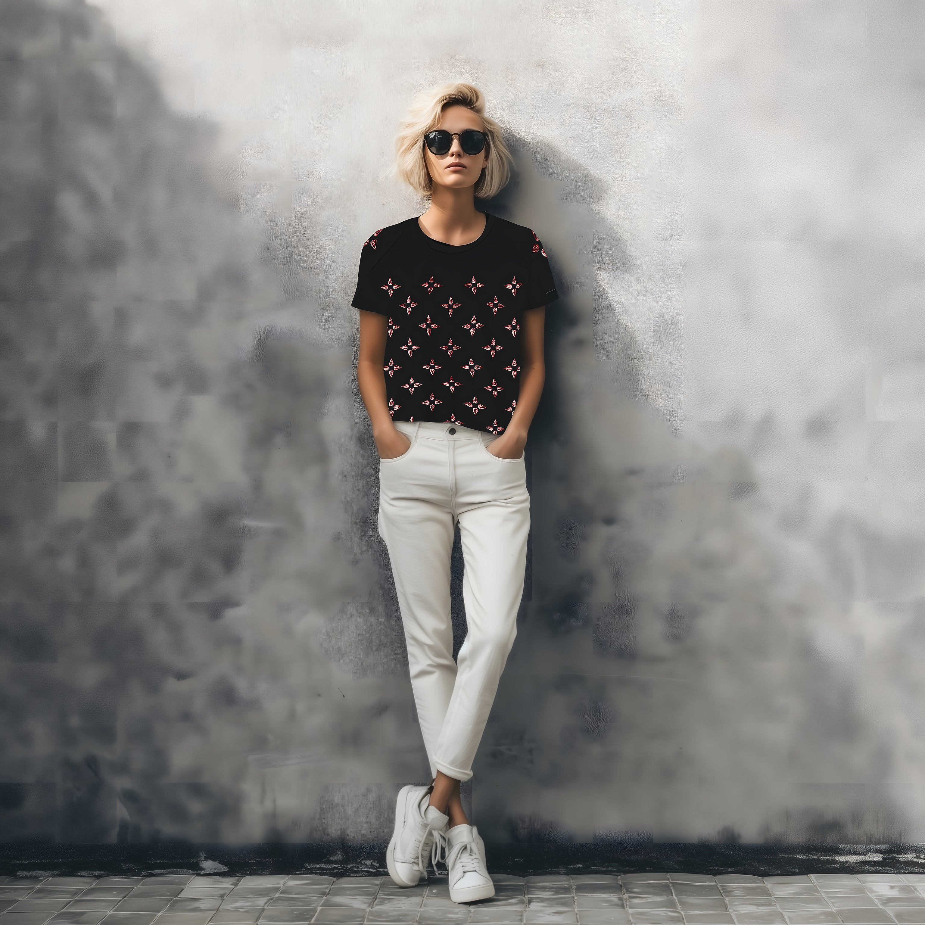 Floral Diamond Power Tee