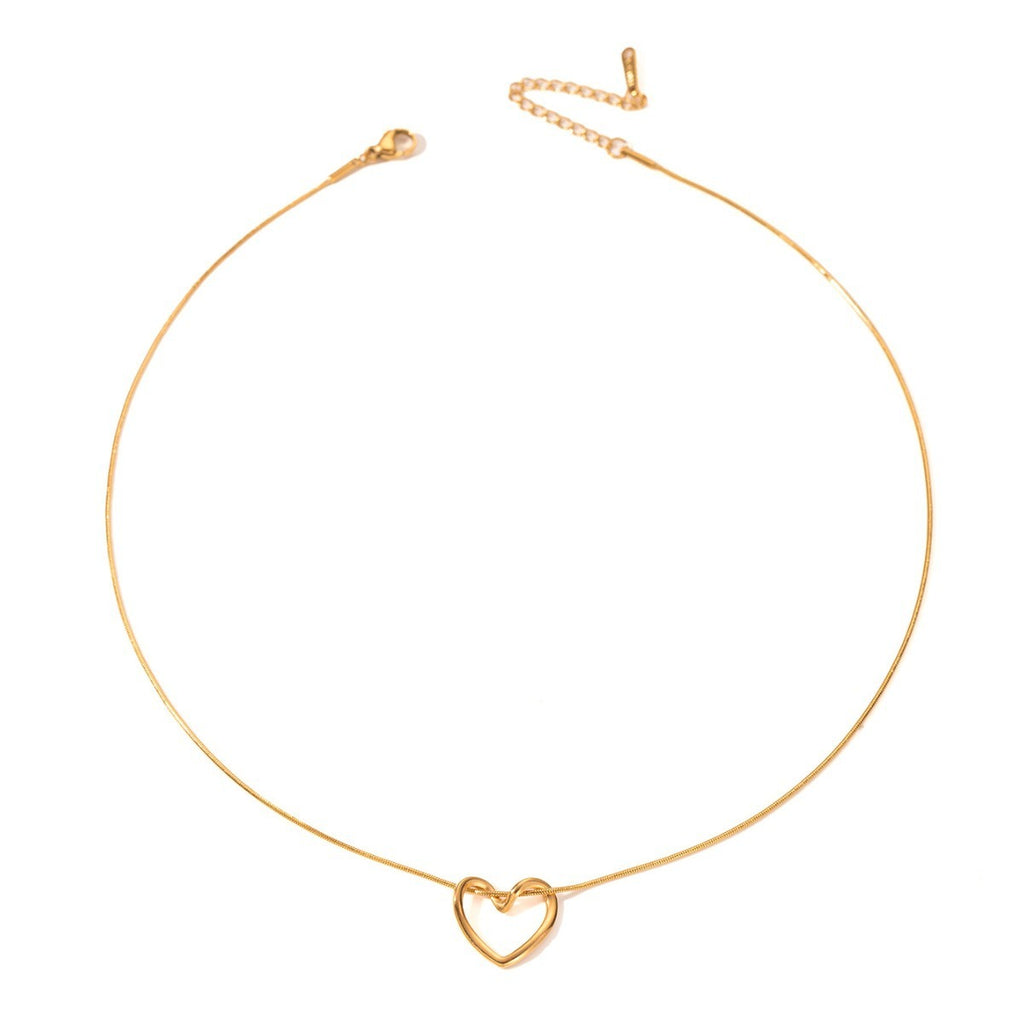 Hollow Heart Necklace