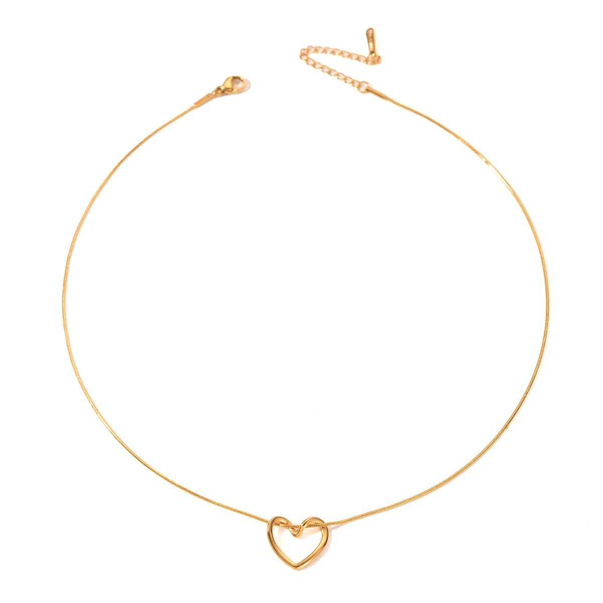 Hollow Heart Necklace