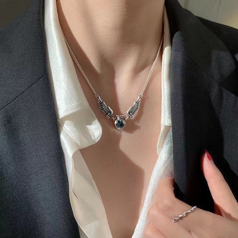 Gothic Crown Wings Necklaces