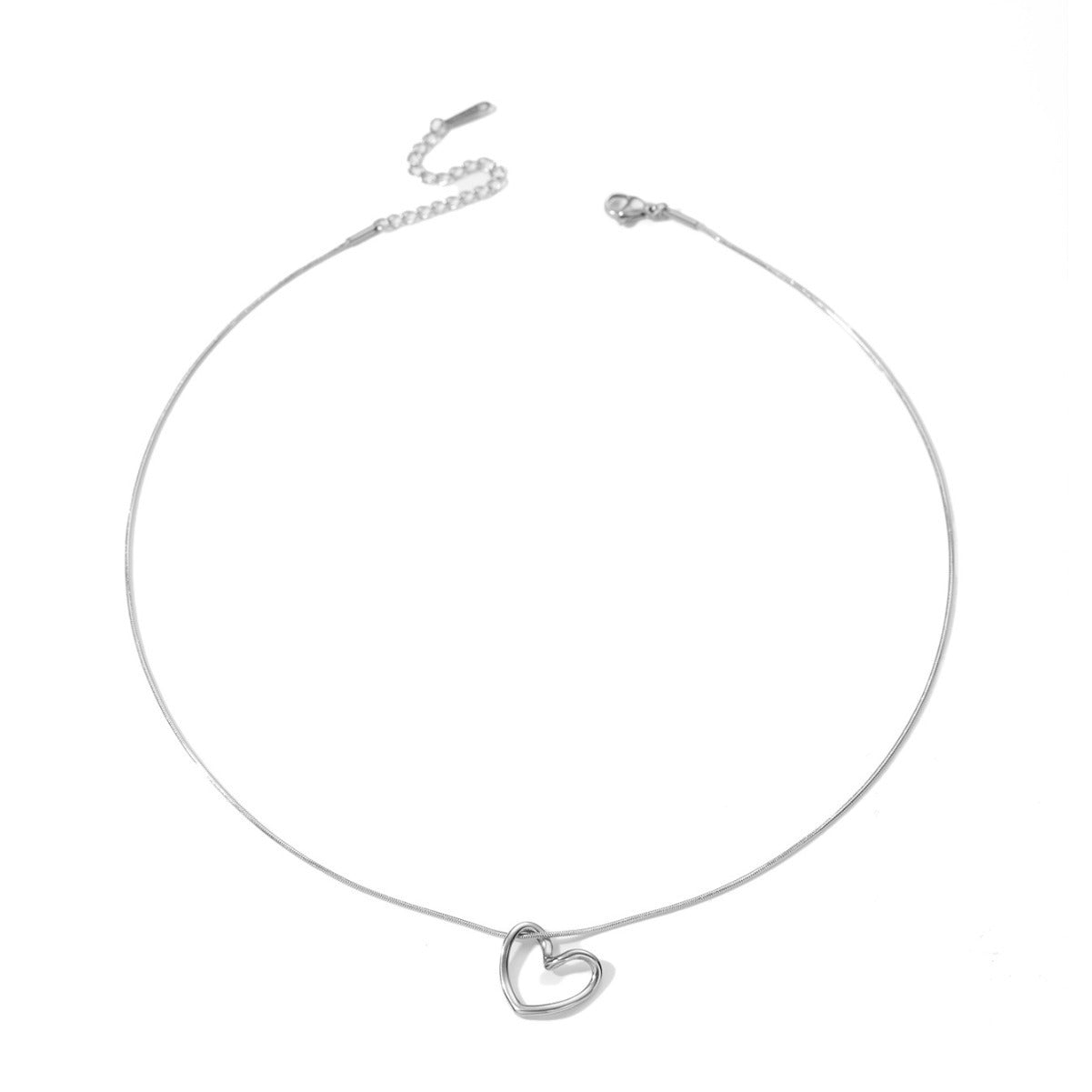 Hollow Heart Necklace