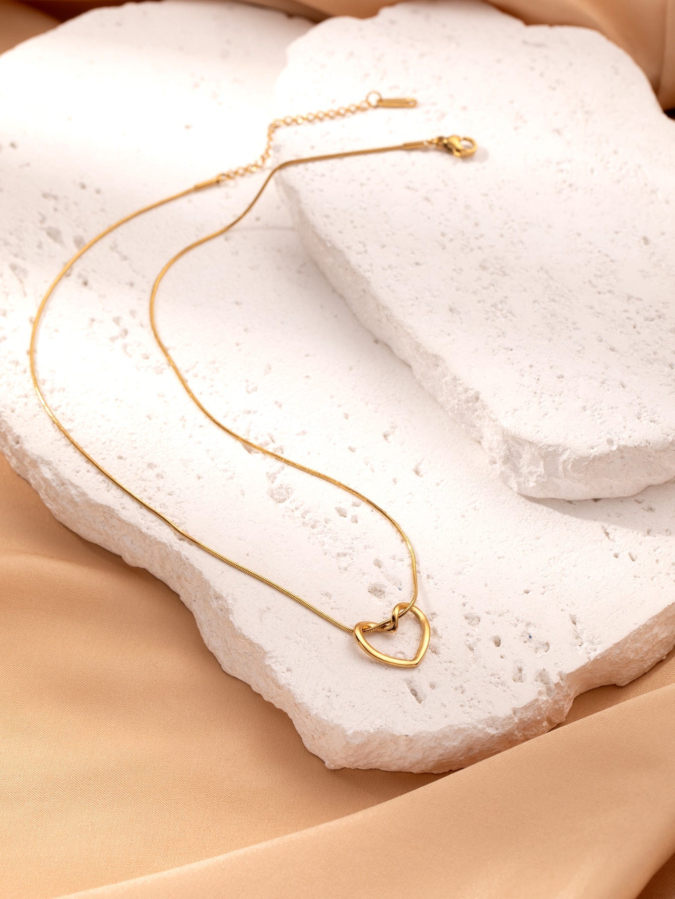 Hollow Heart Necklace