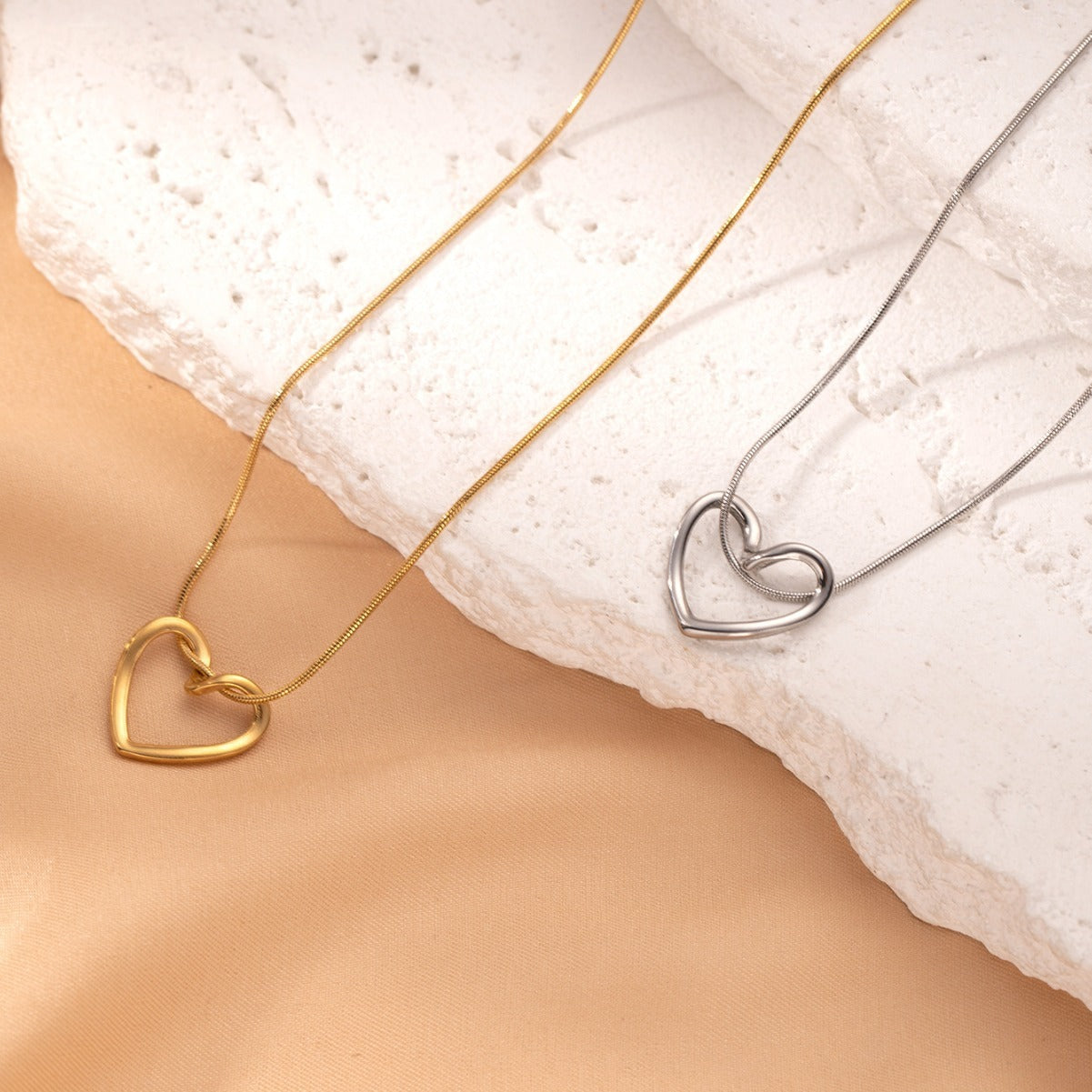 Hollow Heart Necklace